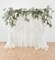 Wisteria Garland Hanging Flowers, 5.9 FT Full White Silk Artificial Wisteria Fake Wedding Arch Decorations Ceremony Backdrop for Wedding Home Party Indoor Outdoor Decor